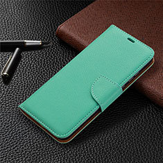 Leather Case Stands Flip Cover L02 Holder for Huawei Honor 9A Green