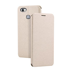 Leather Case Stands Flip Cover L02 Holder for Huawei Honor Note 8 Beige