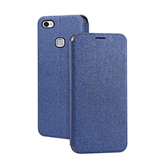 Leather Case Stands Flip Cover L02 Holder for Huawei Honor Note 8 Blue