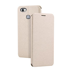 Leather Case Stands Flip Cover L02 Holder for Huawei Honor V8 Max Beige