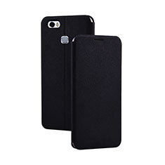 Leather Case Stands Flip Cover L02 Holder for Huawei Honor V8 Max Black