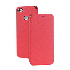 Leather Case Stands Flip Cover L02 Holder for Huawei Honor V8 Max Red