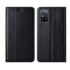Leather Case Stands Flip Cover L02 Holder for Huawei Honor X10 Max 5G Black