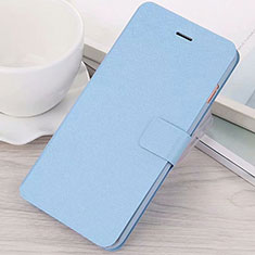 Leather Case Stands Flip Cover L02 Holder for Huawei Mate 20 Lite Blue