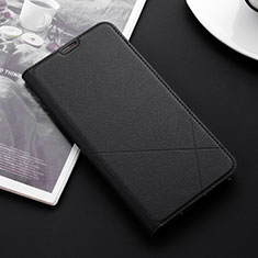 Leather Case Stands Flip Cover L02 Holder for Huawei P Smart Pro (2019) Black