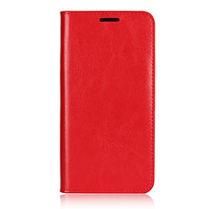 Leather Case Stands Flip Cover L02 Holder for Huawei P20 Pro Red
