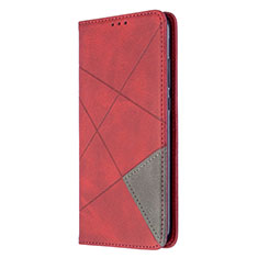Leather Case Stands Flip Cover L02 Holder for Huawei P40 Lite E Red