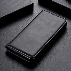 Leather Case Stands Flip Cover L02 Holder for LG K51 Black