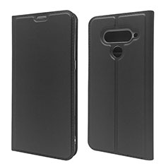 Leather Case Stands Flip Cover L02 Holder for LG V50 ThinQ 5G Black