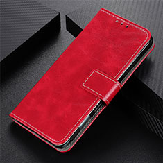 Leather Case Stands Flip Cover L02 Holder for Motorola Moto G9 Power Red