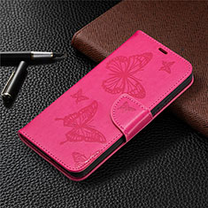 Leather Case Stands Flip Cover L02 Holder for Nokia 3.4 Hot Pink