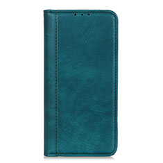 Leather Case Stands Flip Cover L02 Holder for Oppo A32 Midnight Green