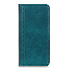 Leather Case Stands Flip Cover L02 Holder for Oppo A53s Midnight Green