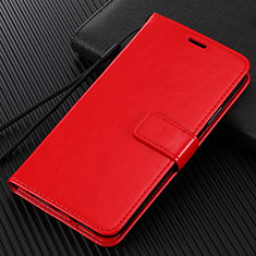Leather Case Stands Flip Cover L02 Holder for Oppo Find X2 Neo Red