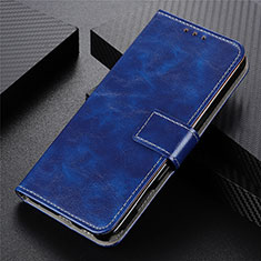 Leather Case Stands Flip Cover L02 Holder for Oppo Reno4 Lite Blue
