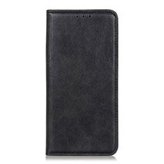 Leather Case Stands Flip Cover L02 Holder for Samsung Galaxy M01 Core Black