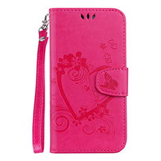 Leather Case Stands Flip Cover L02 Holder for Samsung Galaxy S10 Lite Hot Pink