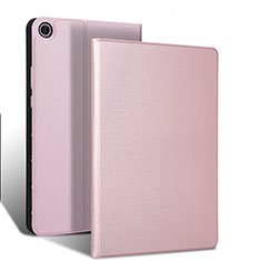 Leather Case Stands Flip Cover L02 Holder for Samsung Galaxy Tab S5e 4G 10.5 SM-T725 Rose Gold
