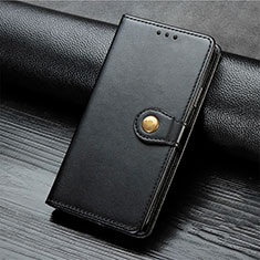 Leather Case Stands Flip Cover L02 Holder for Sony Xperia L4 Black