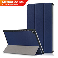 Leather Case Stands Flip Cover L03 for Huawei MediaPad M5 8.4 SHT-AL09 SHT-W09 Blue