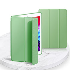 Leather Case Stands Flip Cover L03 Holder for Apple iPad 10.2 (2020) Matcha Green