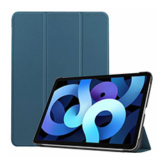 Leather Case Stands Flip Cover L03 Holder for Apple iPad Air 10.9 (2020) Blue