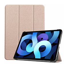 Leather Case Stands Flip Cover L03 Holder for Apple iPad Air 10.9 (2020) Gold