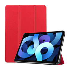 Leather Case Stands Flip Cover L03 Holder for Apple iPad Air 5 10.9 (2022) Red
