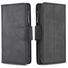 Leather Case Stands Flip Cover L03 Holder for Apple iPhone 14 Pro Black