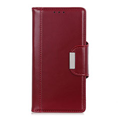Leather Case Stands Flip Cover L03 Holder for Huawei Honor 30 Red Wine