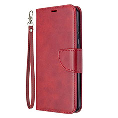 Leather Case Stands Flip Cover L03 Holder for Huawei Honor 9A Red