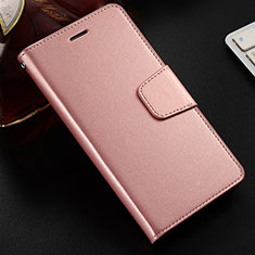 Leather Case Stands Flip Cover L03 Holder for Huawei Honor View 10 Lite Rose Gold