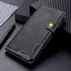 Leather Case Stands Flip Cover L03 Holder for Huawei Nova 8 Pro 5G Black