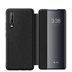 Leather Case Stands Flip Cover L03 Holder for Huawei P30 Black