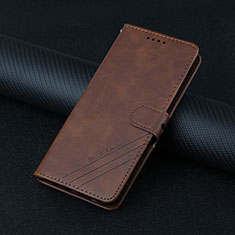 Leather Case Stands Flip Cover L03 Holder for Motorola Moto Edge S Pro 5G Brown
