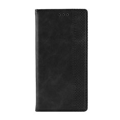 Leather Case Stands Flip Cover L03 Holder for Motorola Moto G9 Black