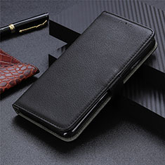 Leather Case Stands Flip Cover L03 Holder for Motorola Moto G9 Plus Black