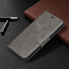 Leather Case Stands Flip Cover L03 Holder for Nokia 5.3 Gray