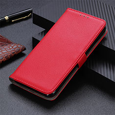 Leather Case Stands Flip Cover L03 Holder for Oppo A32 Red