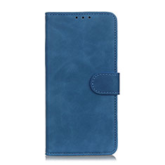 Leather Case Stands Flip Cover L03 Holder for Oppo A93 Blue