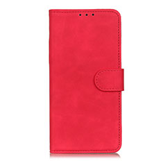 Leather Case Stands Flip Cover L03 Holder for Oppo Reno4 Lite Red