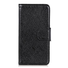 Leather Case Stands Flip Cover L03 Holder for Realme 6 Pro Black