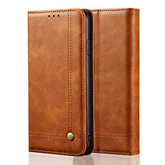 Leather Case Stands Flip Cover L03 Holder for Realme X3 SuperZoom Orange