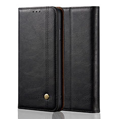 Leather Case Stands Flip Cover L03 Holder for Realme X50 5G Black