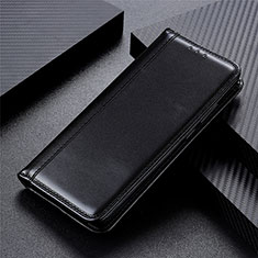 Leather Case Stands Flip Cover L03 Holder for Samsung Galaxy A20s Black