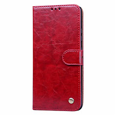 Leather Case Stands Flip Cover L03 Holder for Samsung Galaxy S10 Lite Red