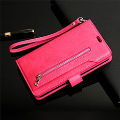 Leather Case Stands Flip Cover L03 Holder for Samsung Galaxy S20 Ultra Red