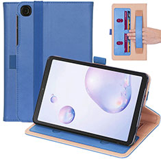 Leather Case Stands Flip Cover L03 Holder for Samsung Galaxy Tab A7 4G 10.4 SM-T505 Blue
