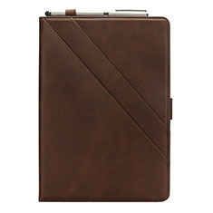 Leather Case Stands Flip Cover L03 Holder for Samsung Galaxy Tab S5e Wi-Fi 10.5 SM-T720 Brown