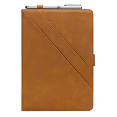 Leather Case Stands Flip Cover L03 Holder for Samsung Galaxy Tab S5e Wi-Fi 10.5 SM-T720 Orange